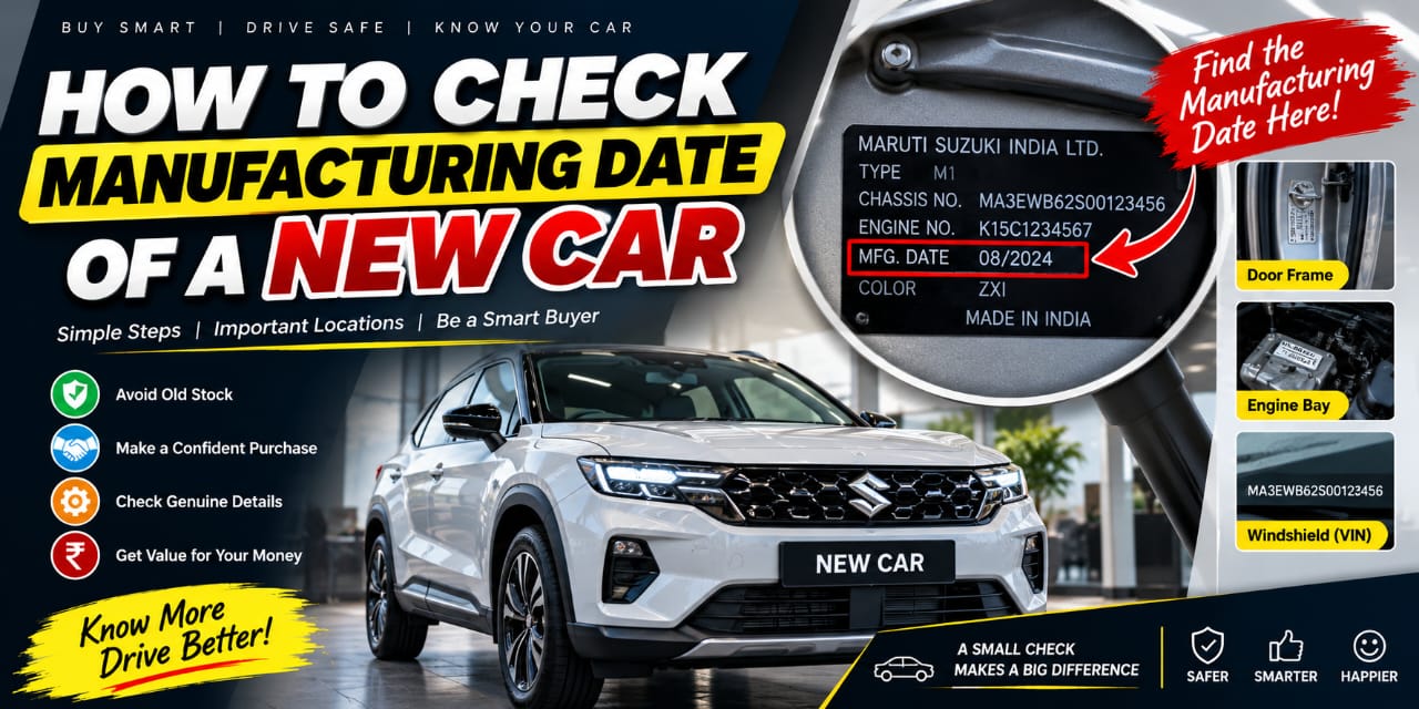 How to Check Manufacturing Date of a New Car