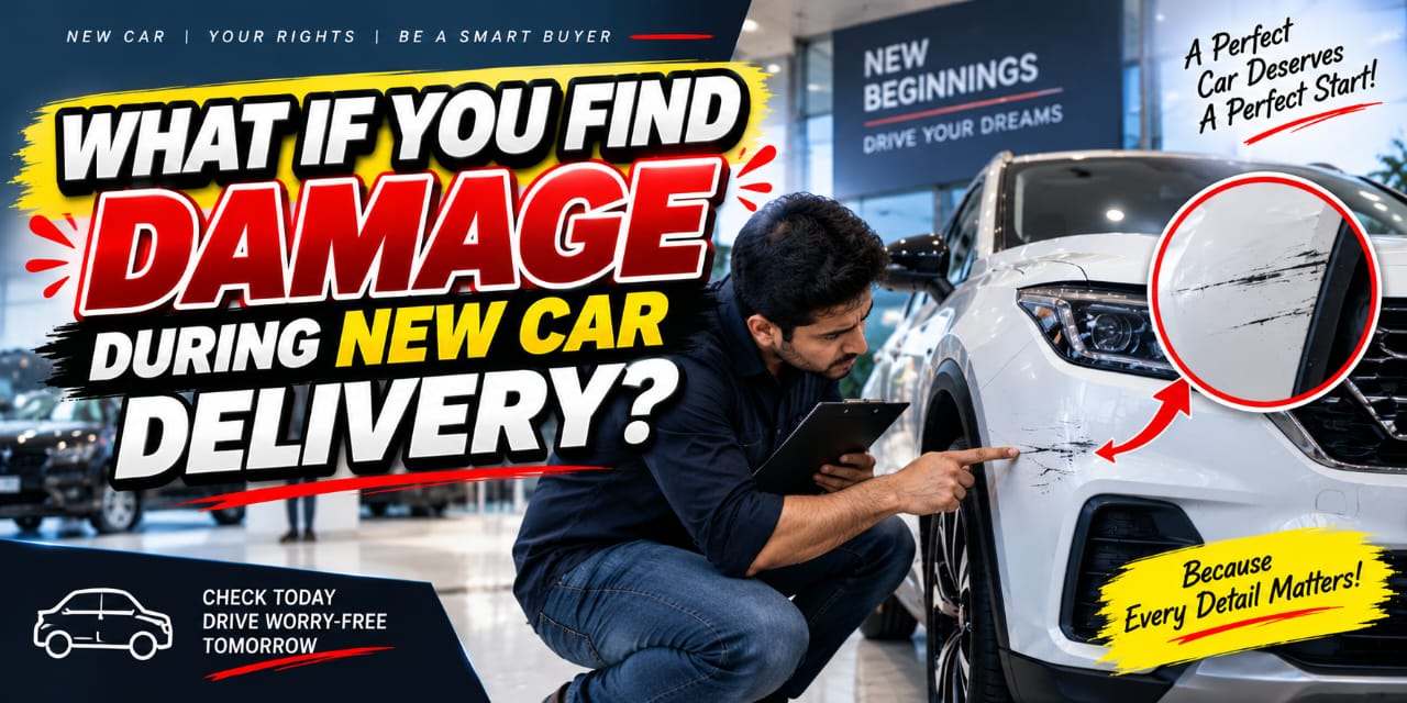 What If You Find Damage During New Car Delivery?