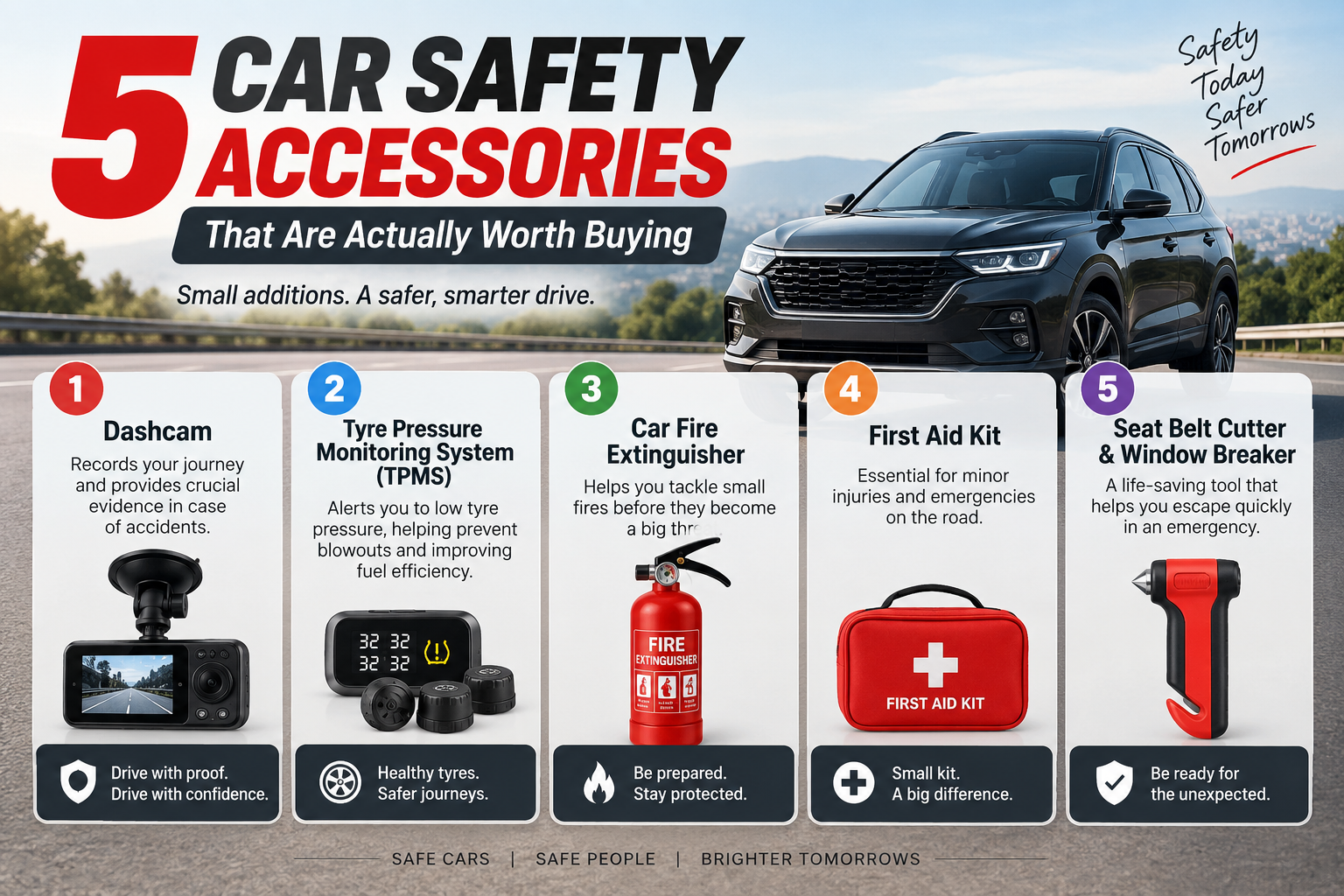5 Car Safety Accessories That Are Actually Worth Buying