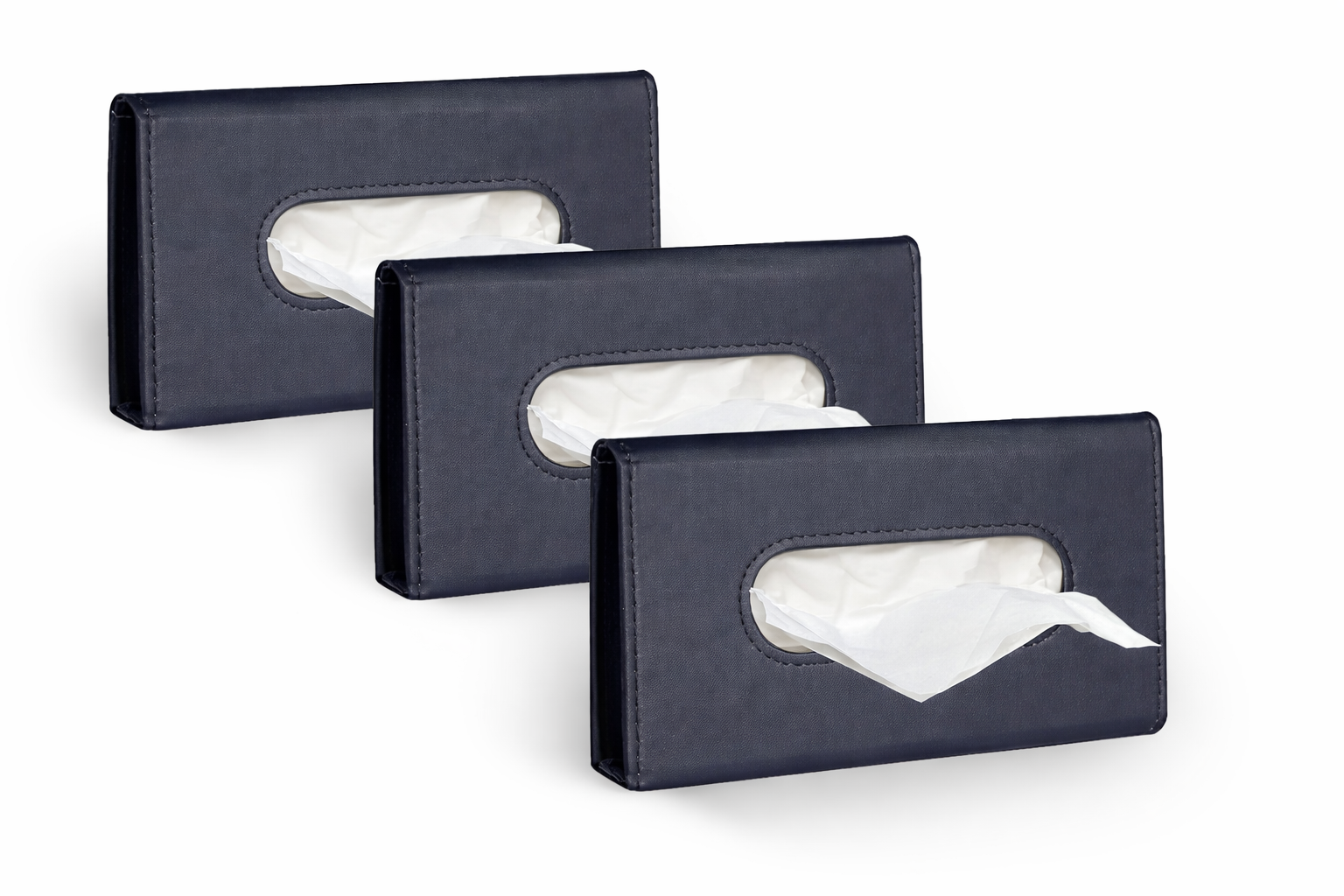 Car Tissue Holder for Sun Visor pack of 3
