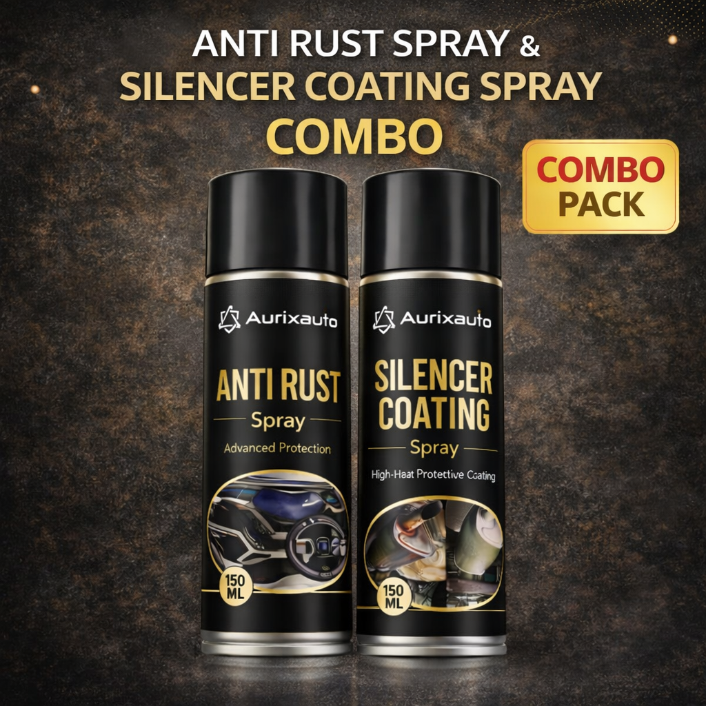 Anti Rust Spray 150ml & Silencer Coating Spray 150ml Combo