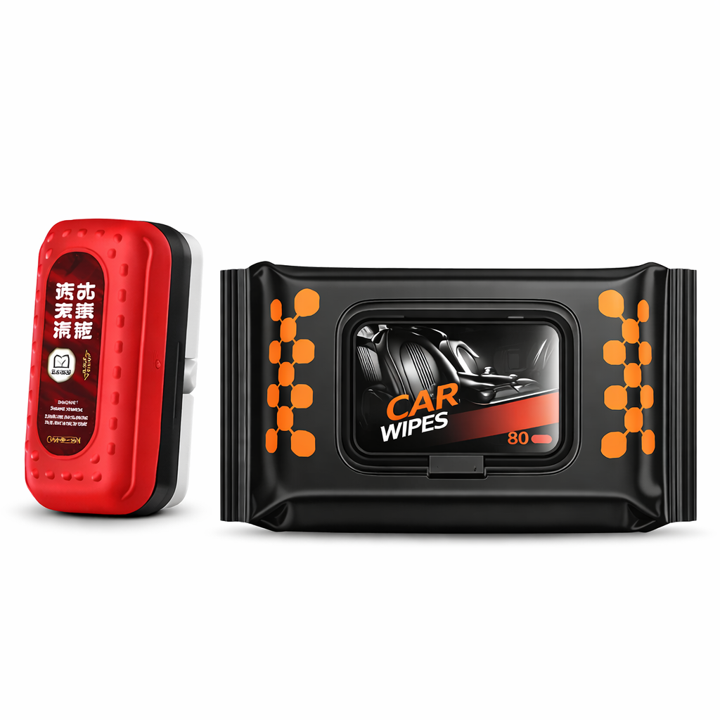 Dashboard Scratch Remover Wipes & Oil Film Brush Combo