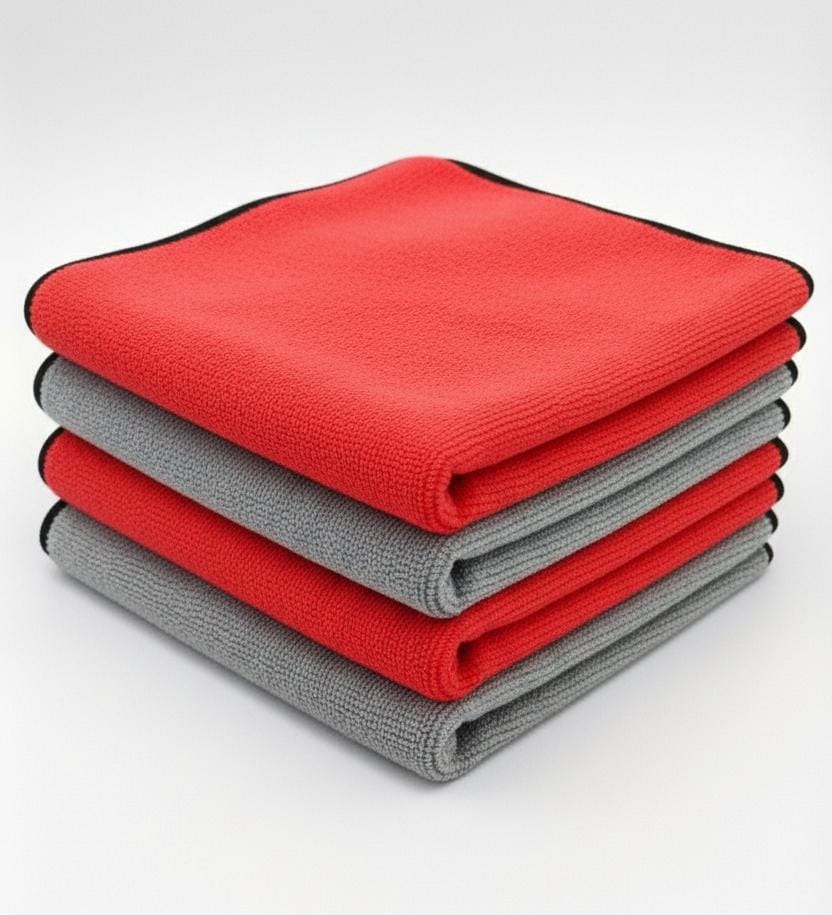 Microfiber Cloth 30 x 40 cm - 500 Gsm - Pack of 4
