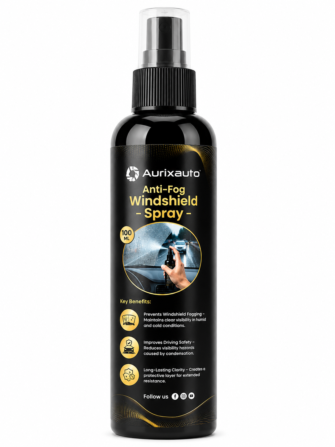 Antifog Windshield Spray 100ml pack of 1