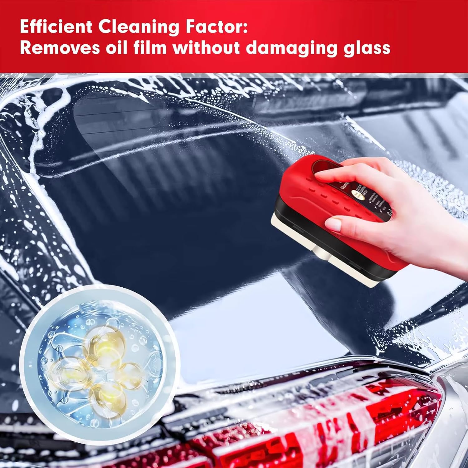 Antifog Windshield Spray 100ml with oil film brush