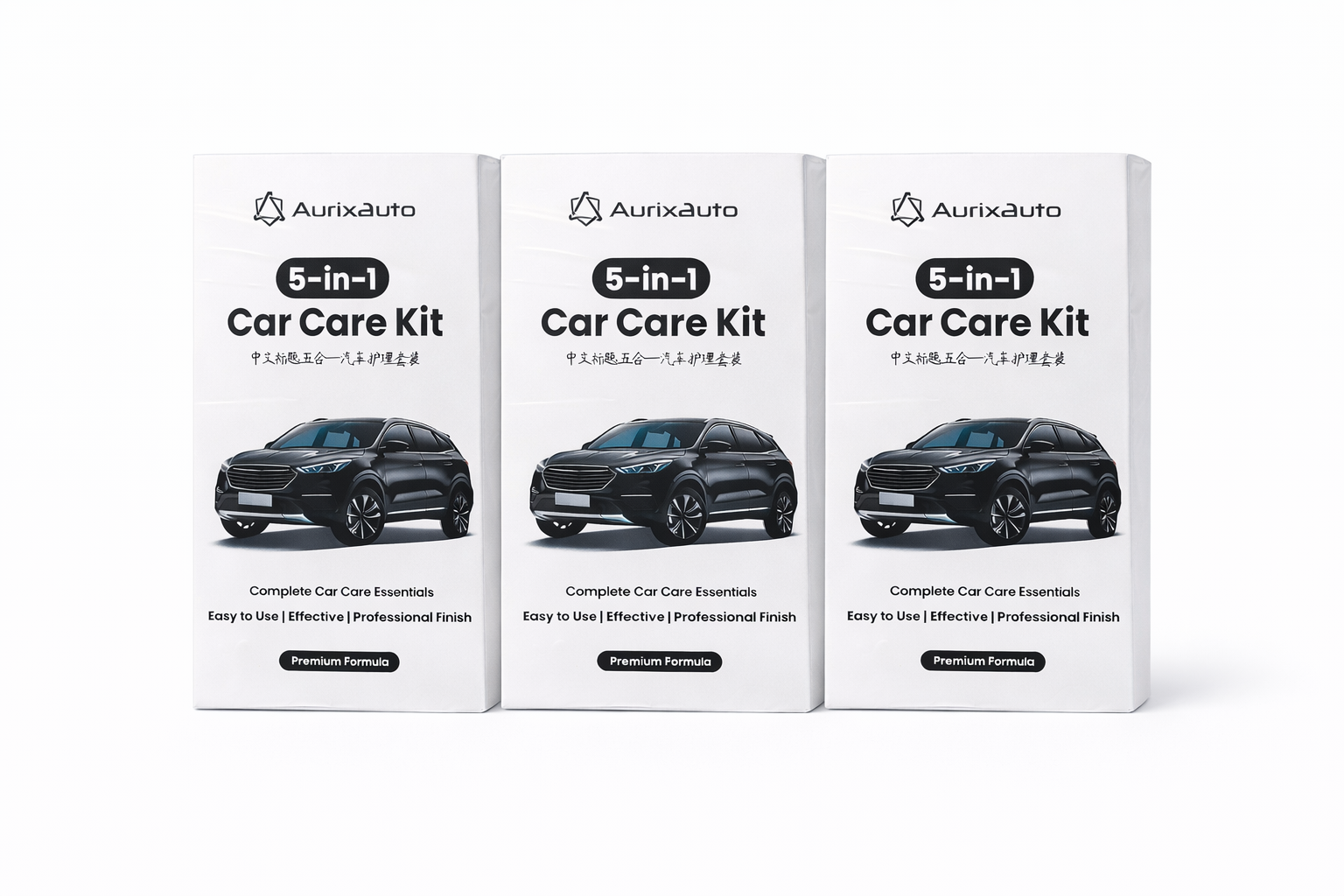 5 in 1 Car Care kit - Pack of 3