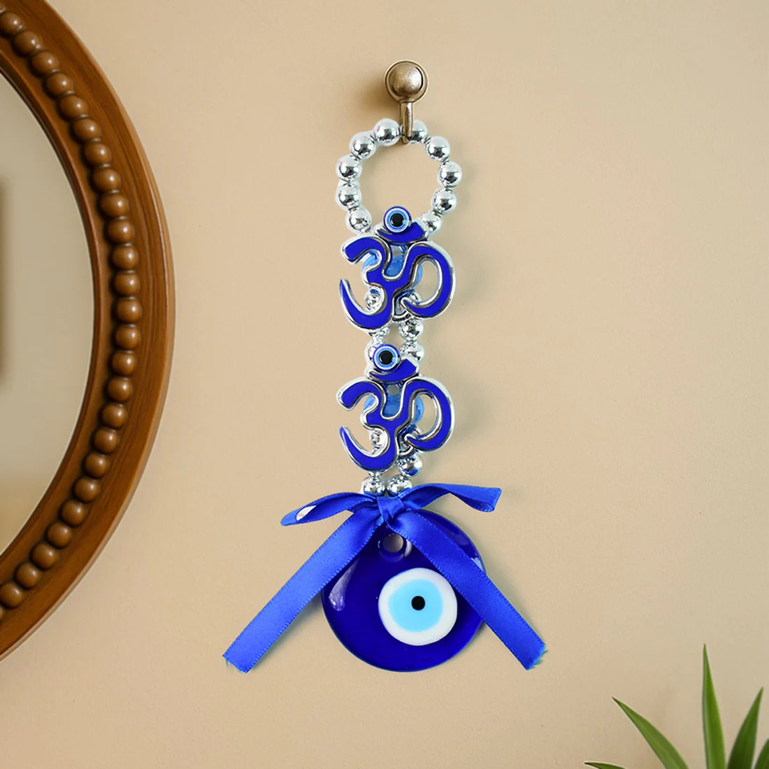 Double OM Evil Eye Car Hanging