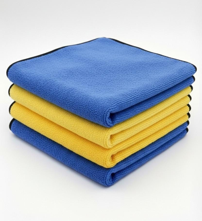 Microfiber Cloth 40 x 40 cm - 400 Gsm - Pack of 4