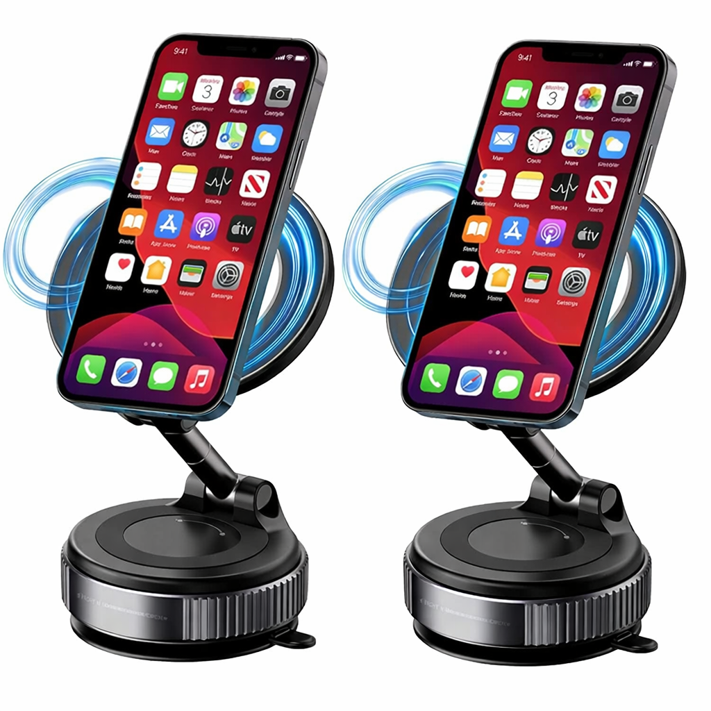 Aurixauto_360° Magnetic Car Dashboard Phone Holder _Pack of 2