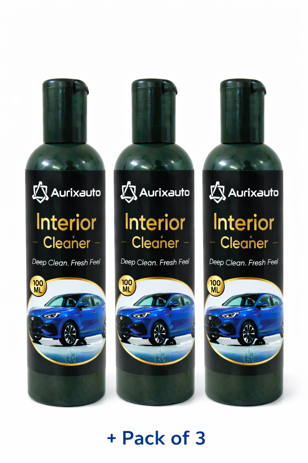 Car Interior Cleaner - Pack of 3