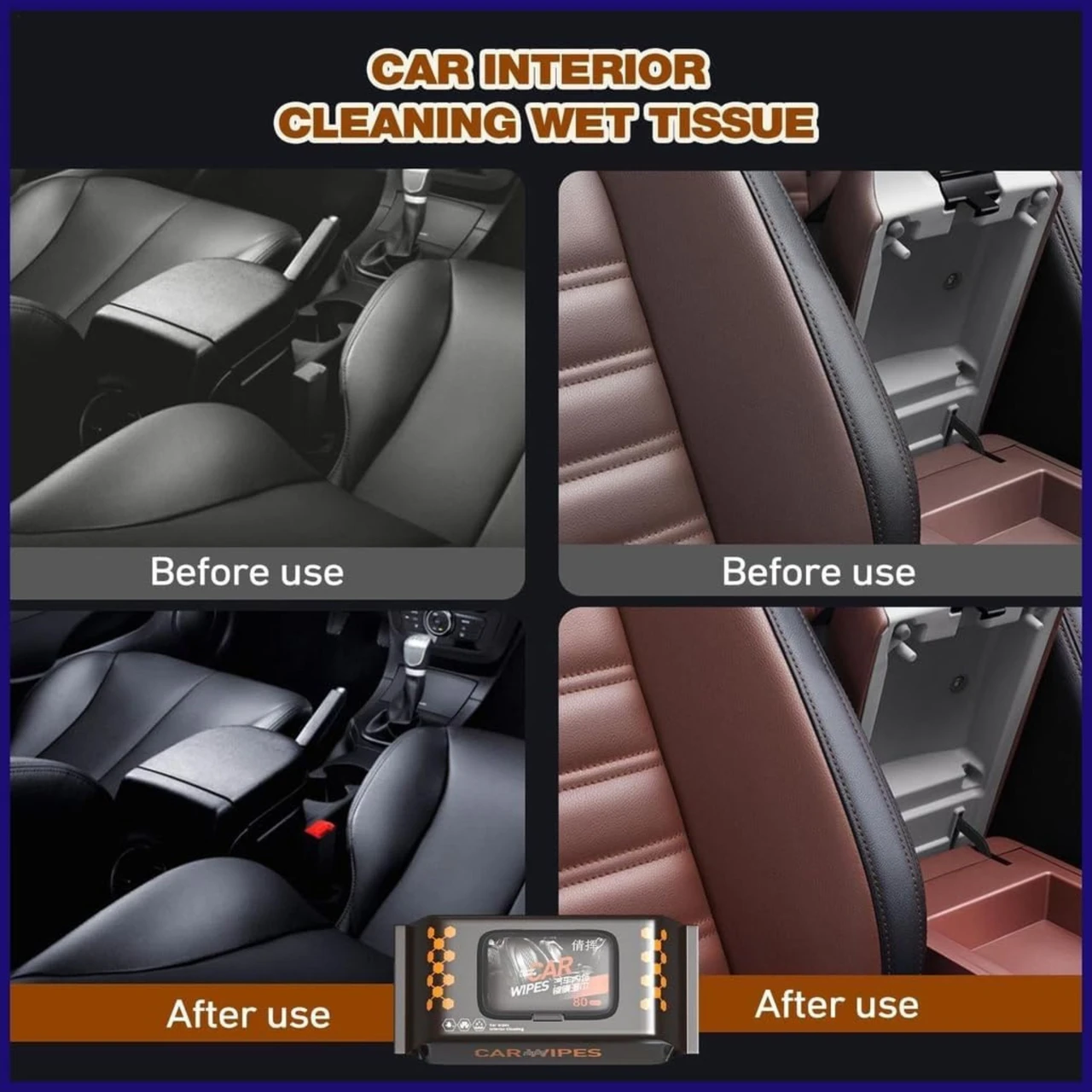 Aurixauto Dustbin & Dashboard Wipes