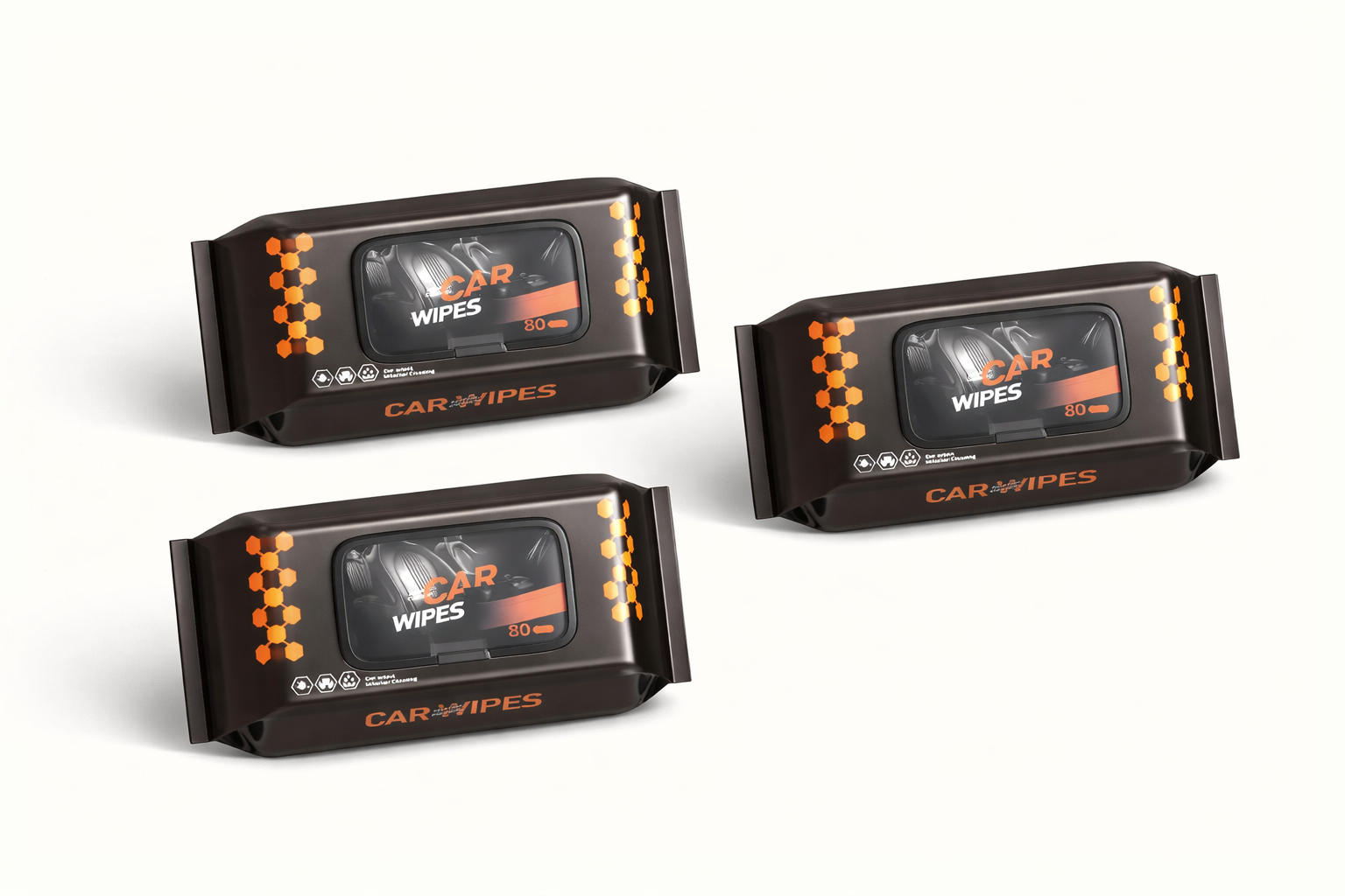 Dashboard scratch remover wipes -Pack of 3