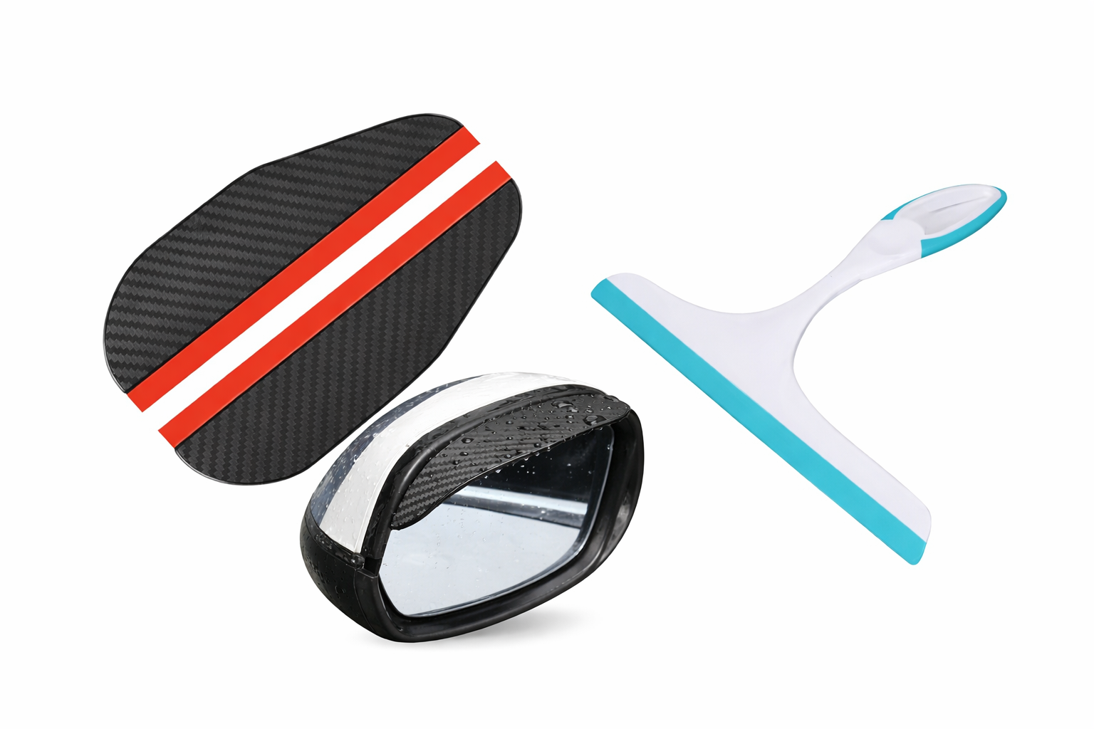 Mirror Rain Protector & Car Wiper Combo