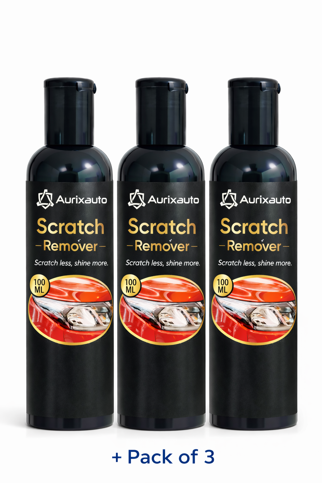 Scratch remover pack of 3