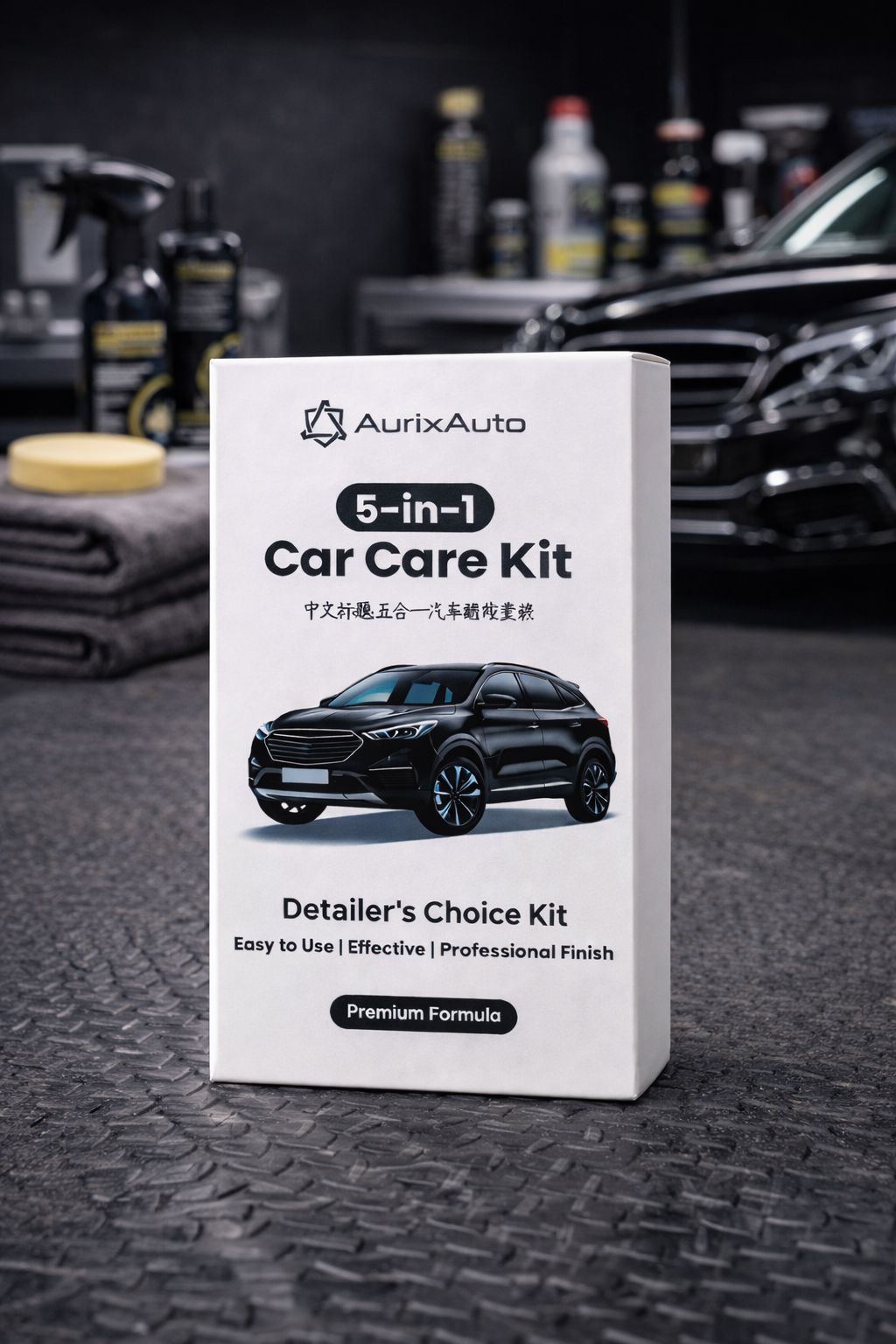 Detailer Choice Kit - 2 Car Shampoo + 2 Scratch Remover + 1 Tire Polish