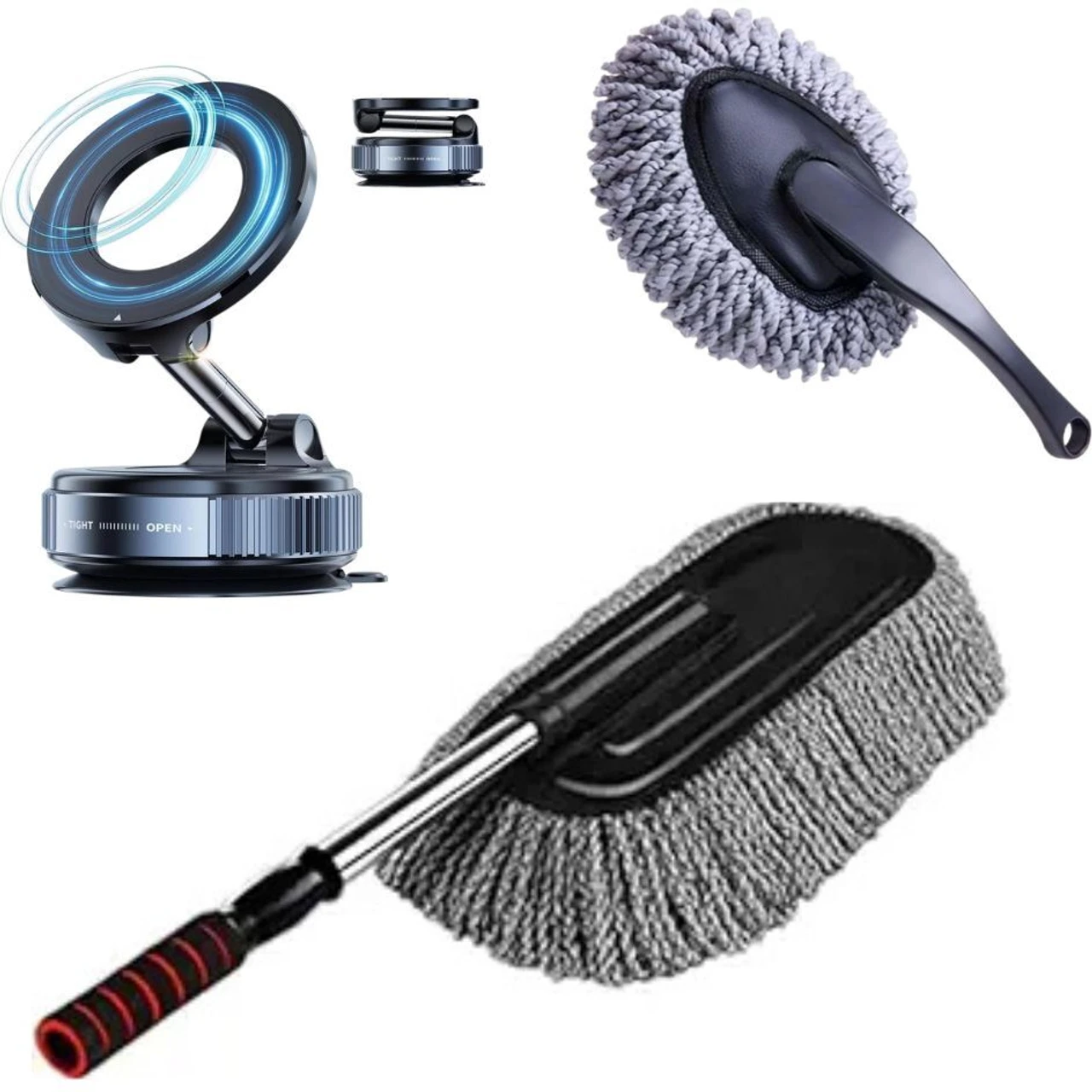 Aurixauto Big duster, Small Duster & Vaccum Mobile Holder