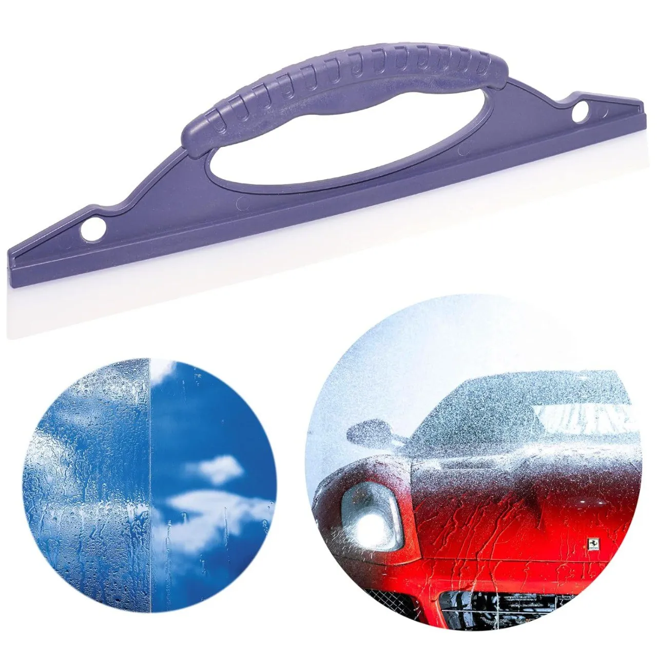 Aurixauto Center wiper Window Squeegee  pack of 2 image 3