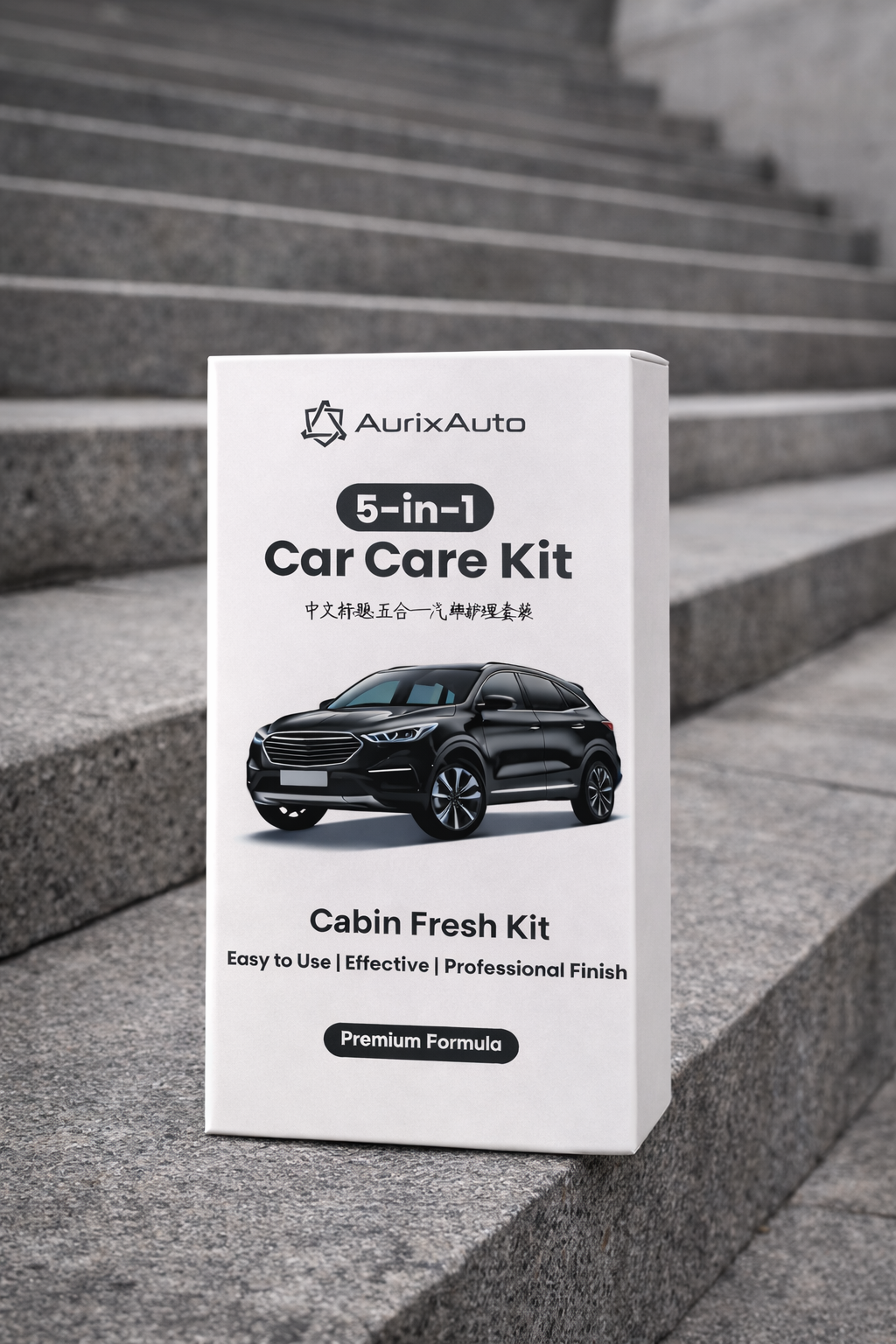 Cabin Fresh Kit - 2 Car Shampoo + 1 Leather Wax + 2 Dashboard Polish
