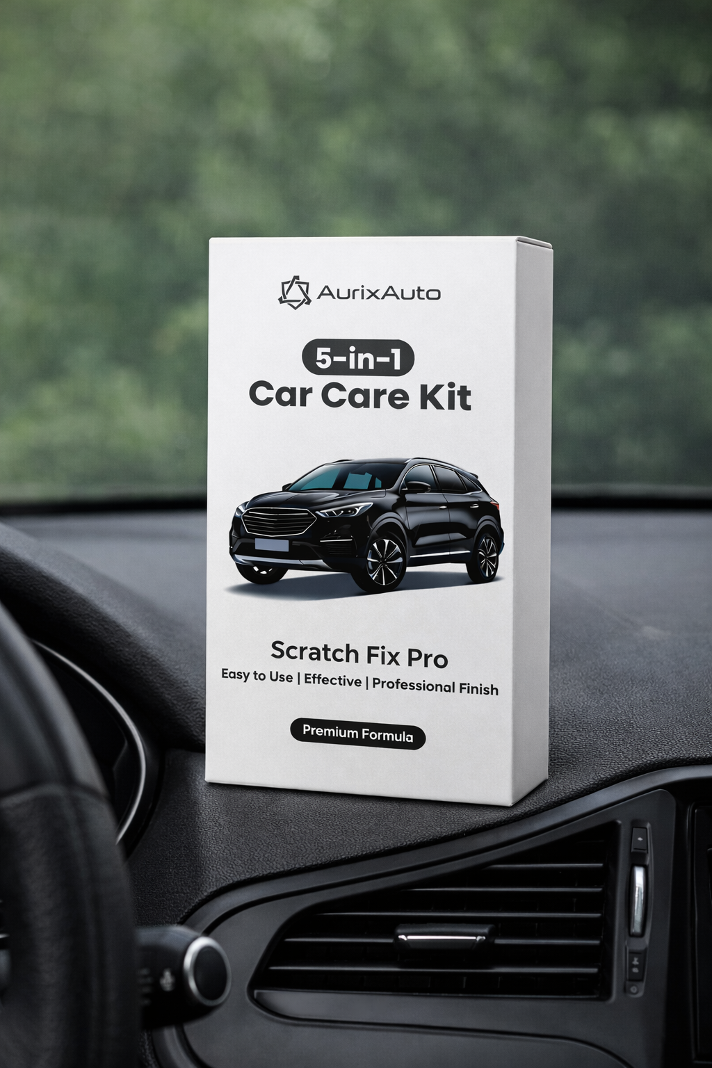 Scratch Fix Pro - 1 Car Shampoo + 3 Scratch Remover + 1 Tire Polish