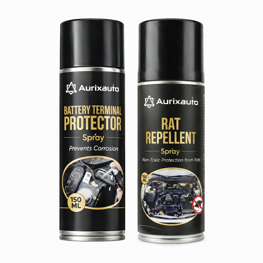Rodent Repellent Spray 150ml & Battery Terminal Protector Spray 150ml Combo