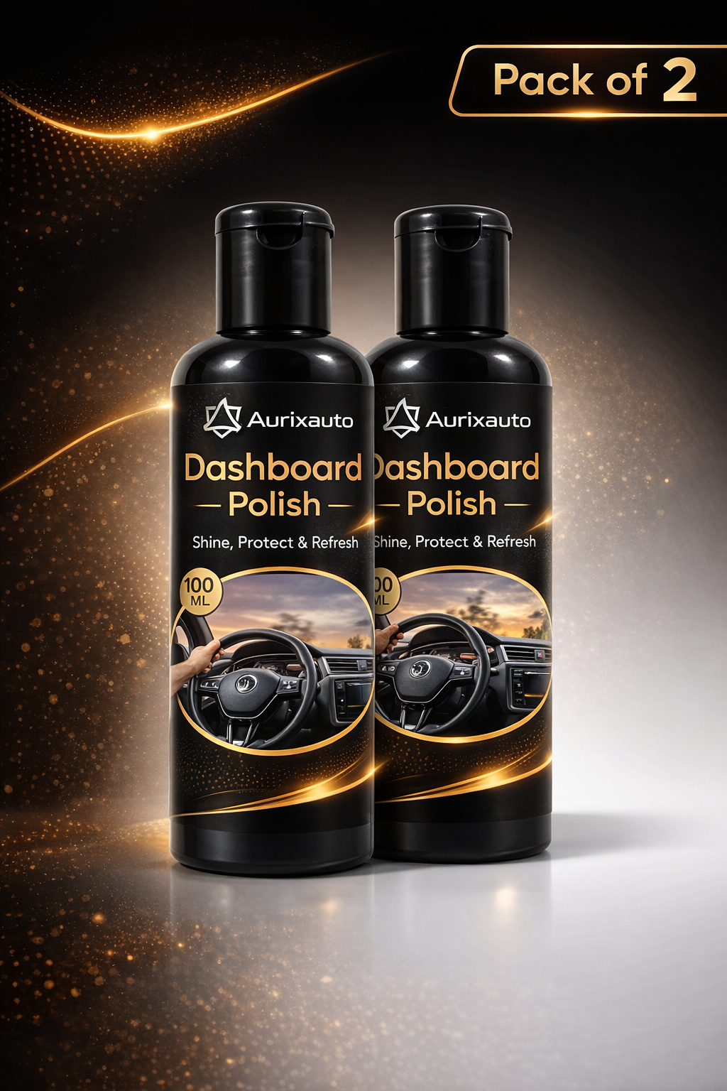 Dashboard Polish 100ML pack of 2