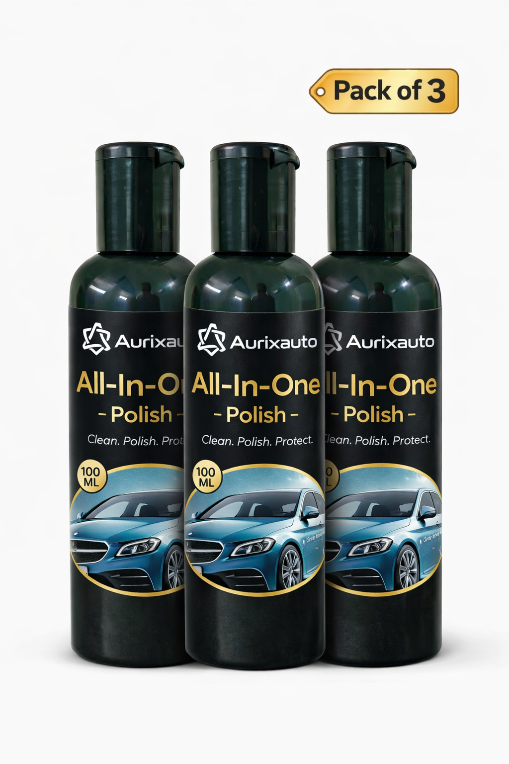 All in One Polish 100 ML pack of 3
